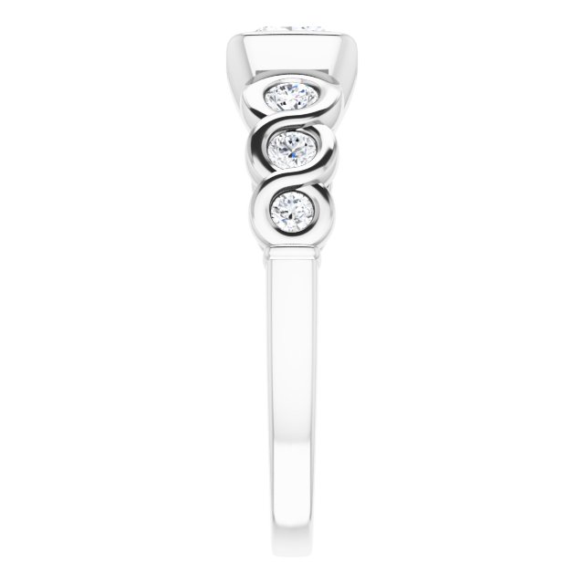 Bezel-Set Engagement Ring