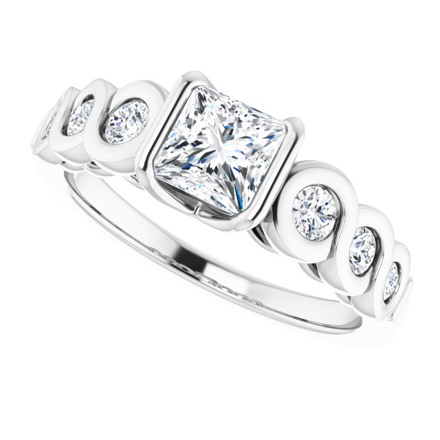 Bezel-Set Engagement Ring