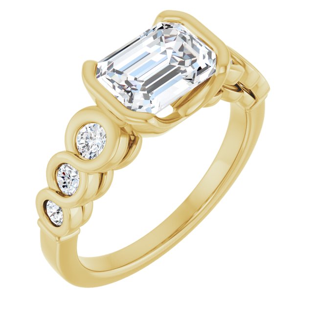 Bezel-Set Engagement Ring