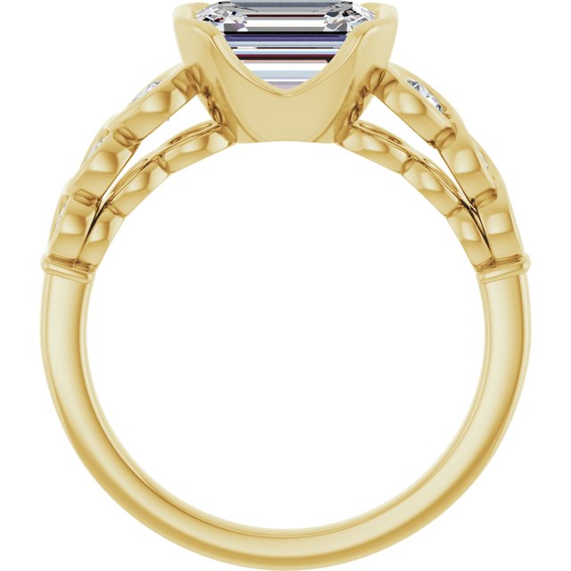 Bezel-Set Engagement Ring