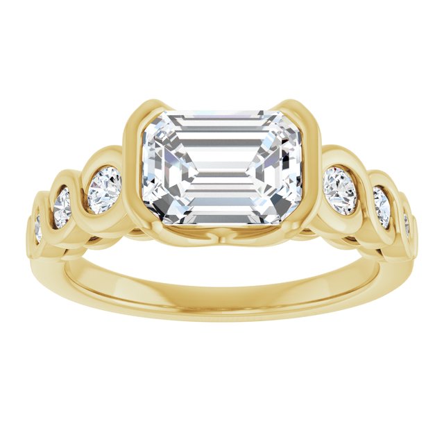 Bezel-Set Engagement Ring