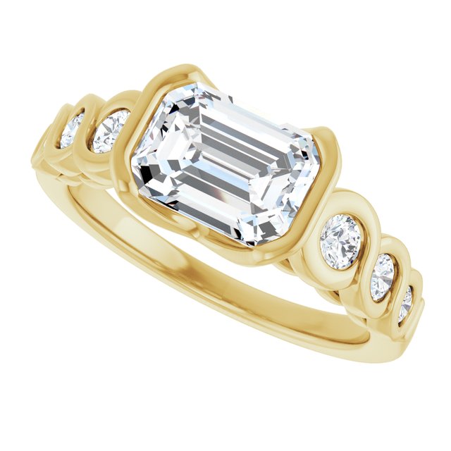 Bezel-Set Engagement Ring