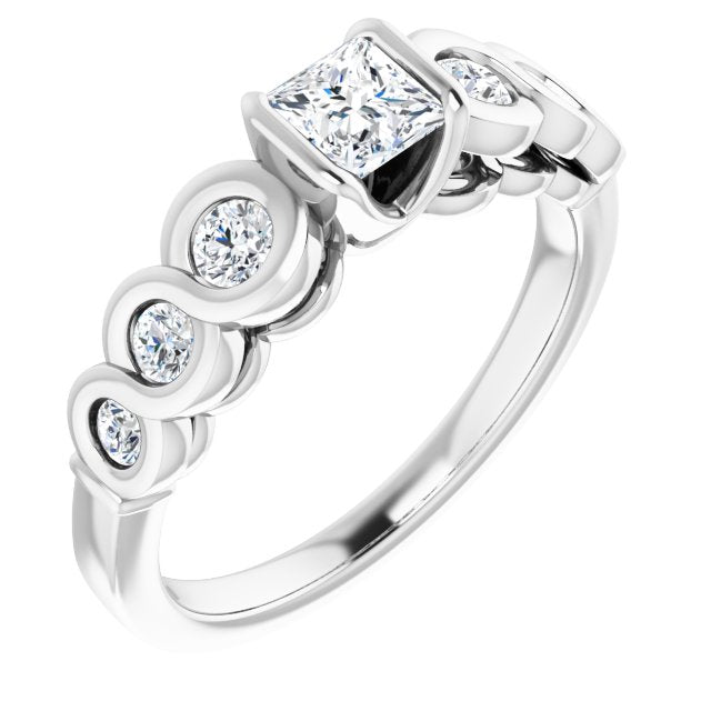 Bezel-Set Engagement Ring