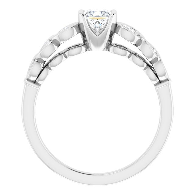 Bezel-Set Engagement Ring