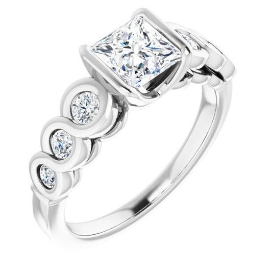 Bezel-Set Engagement Ring