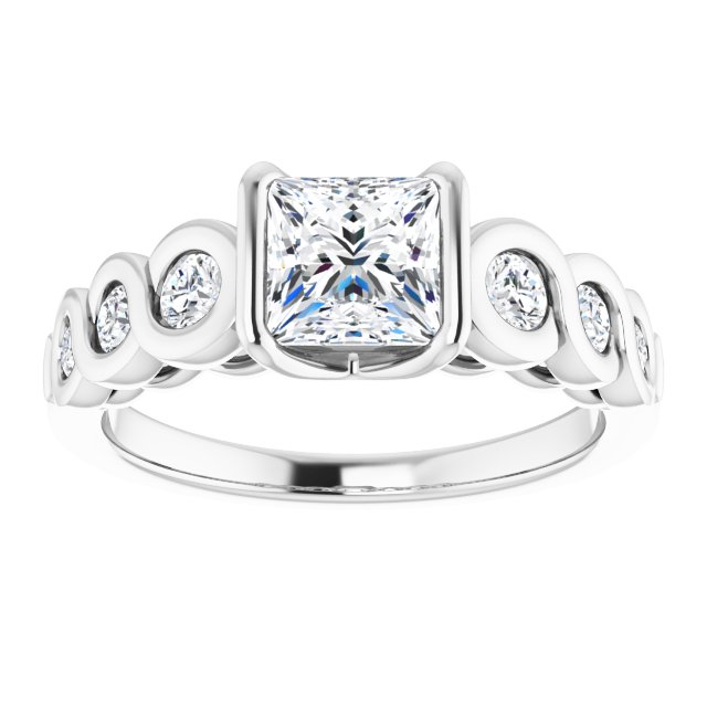Bezel-Set Engagement Ring