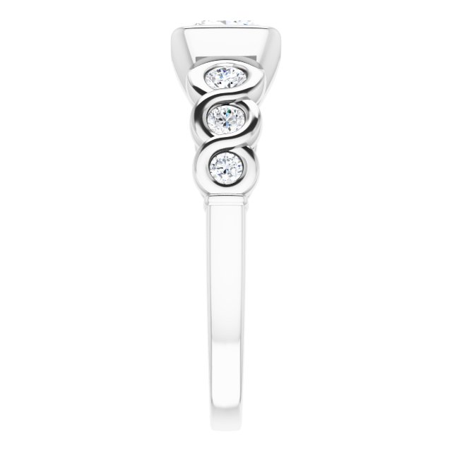 Bezel-Set Engagement Ring