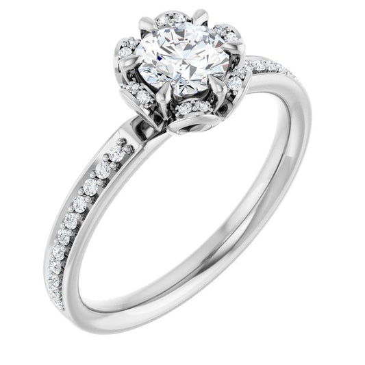 Halo-Style Engagement Ring
