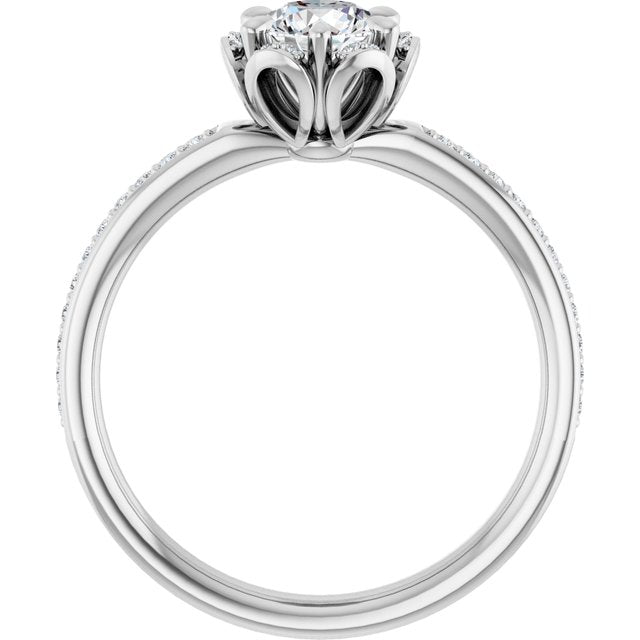 Halo-Style Engagement Ring