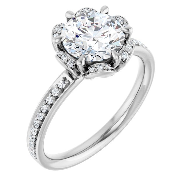 Halo-Style Engagement Ring