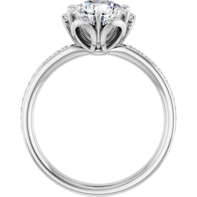 Halo-Style Engagement Ring