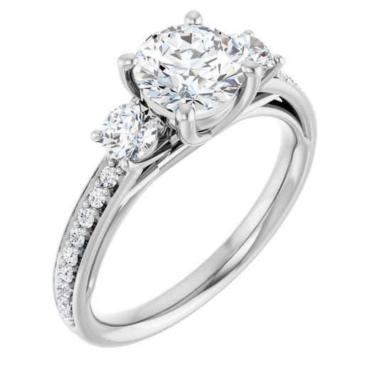 Three-Stone Engagement Ring