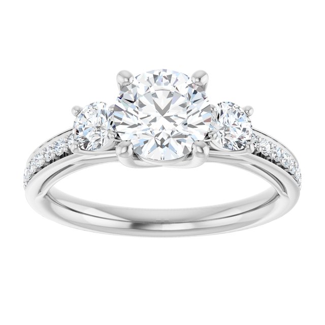 Three-Stone Engagement Ring