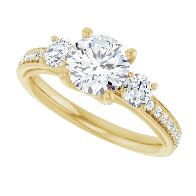 Three-Stone Engagement Ring