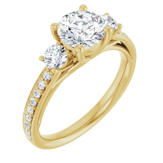 Three-Stone Engagement Ring