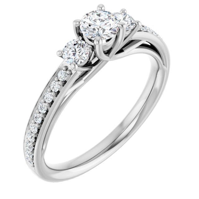 Three-Stone Engagement Ring