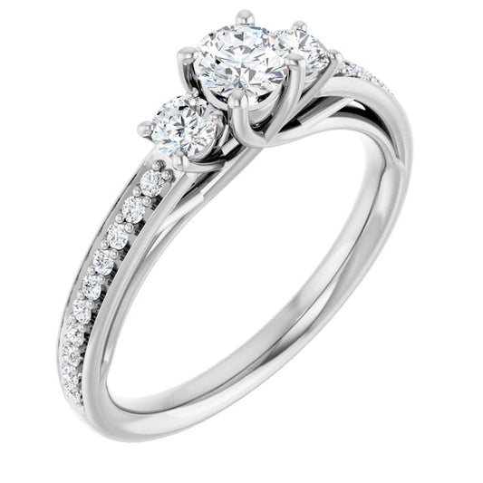 Three-Stone Engagement Ring