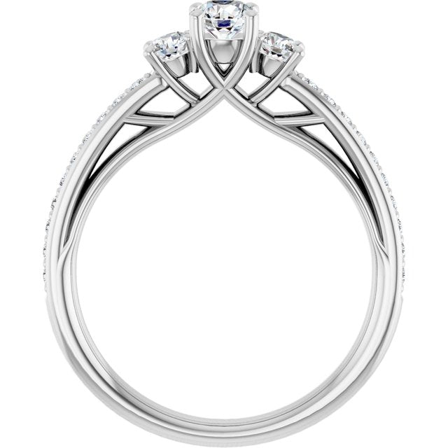Three-Stone Engagement Ring