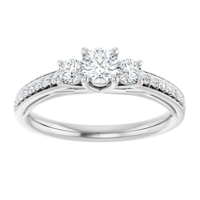 Three-Stone Engagement Ring