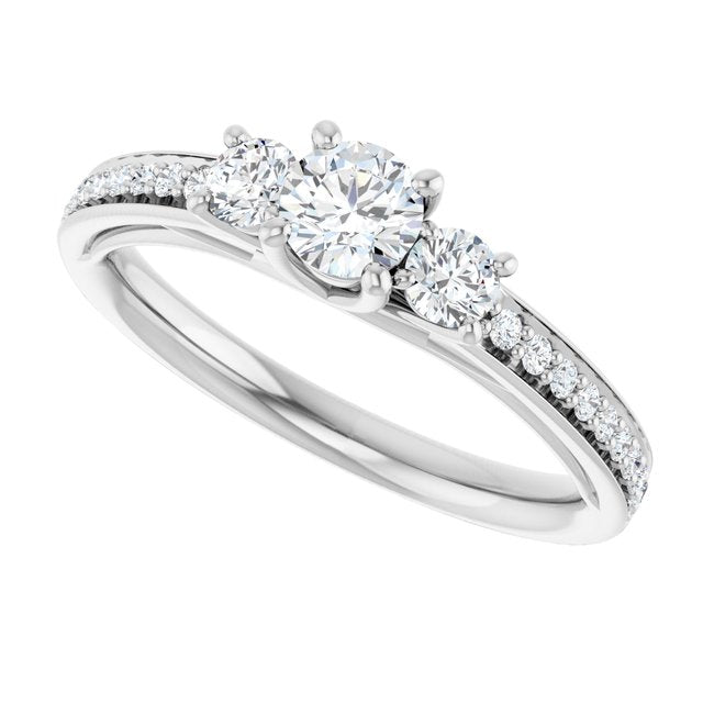 Three-Stone Engagement Ring