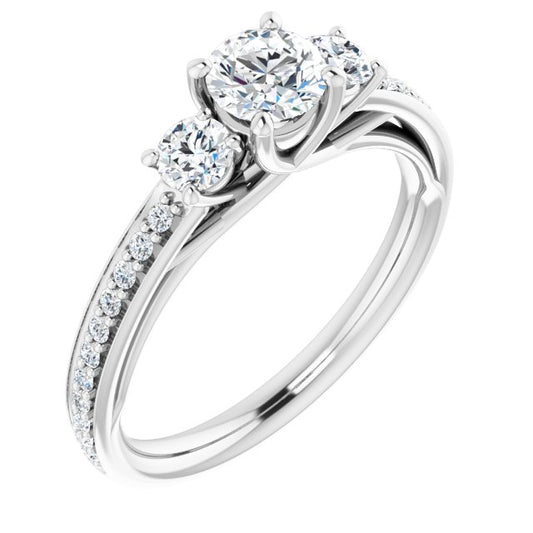 Three-Stone Engagement Ring