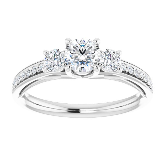 Three-Stone Engagement Ring