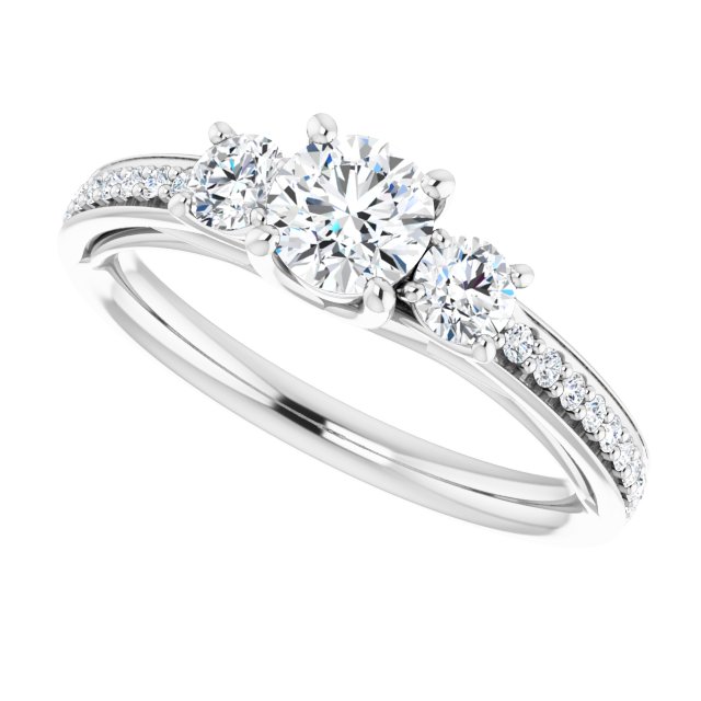 Three-Stone Engagement Ring