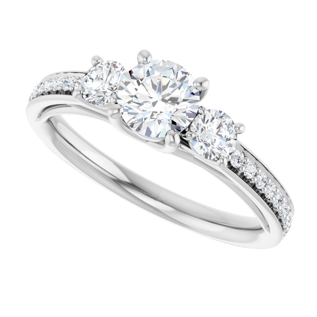 Three-Stone Engagement Ring