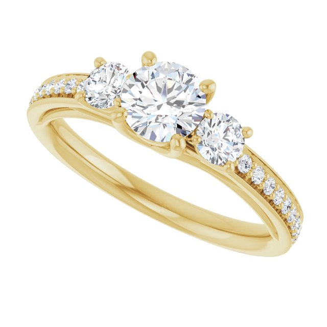 Three-Stone Engagement Ring