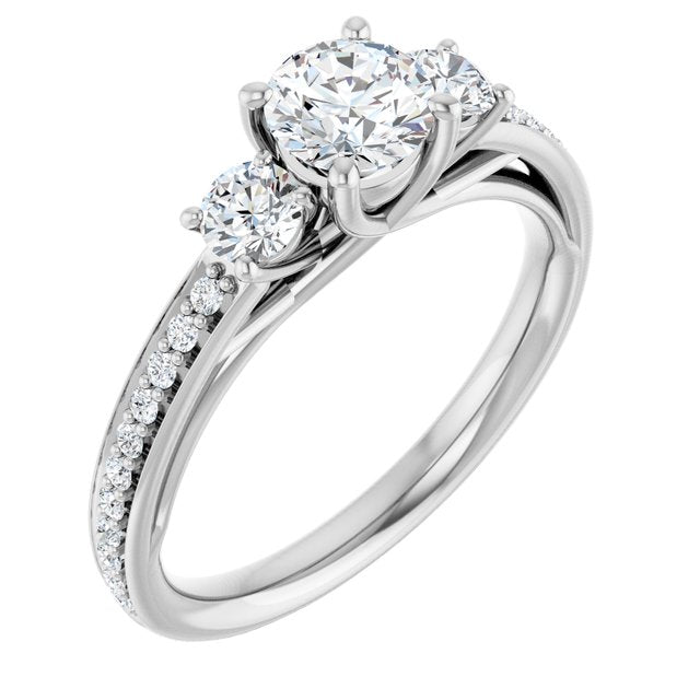 Three-Stone Engagement Ring