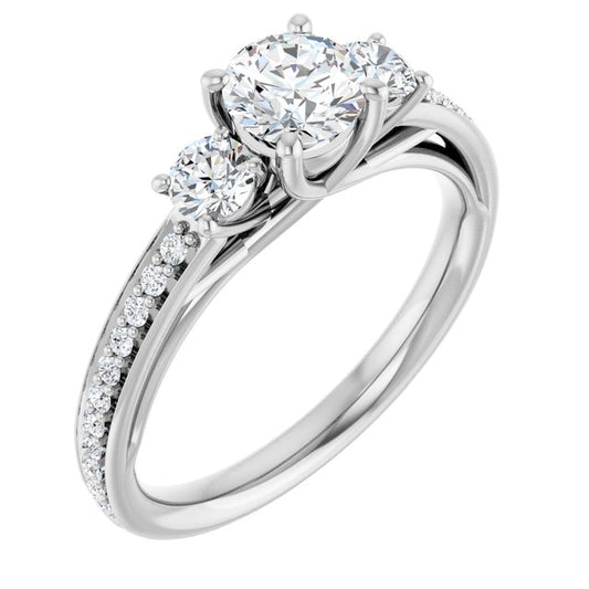 Three-Stone Engagement Ring