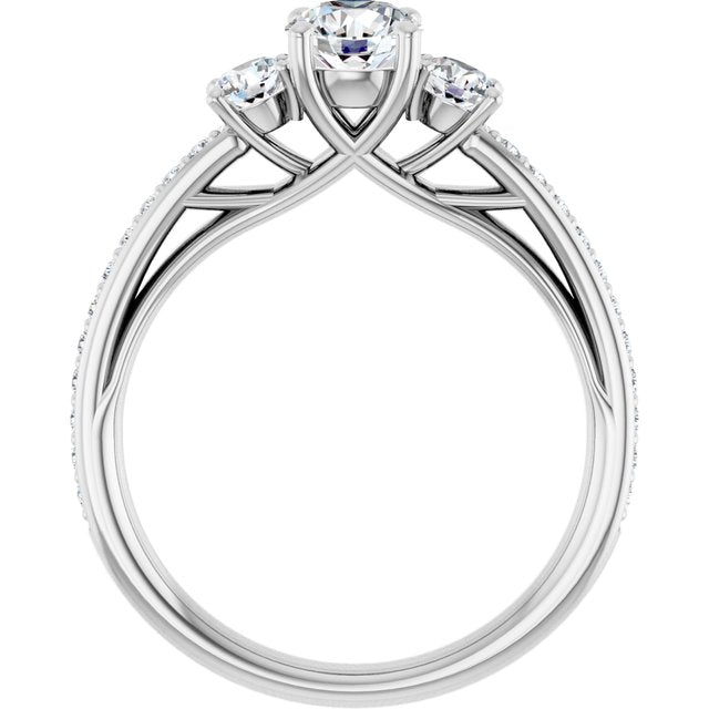 Three-Stone Engagement Ring