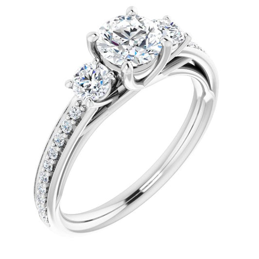 Three-Stone Engagement Ring