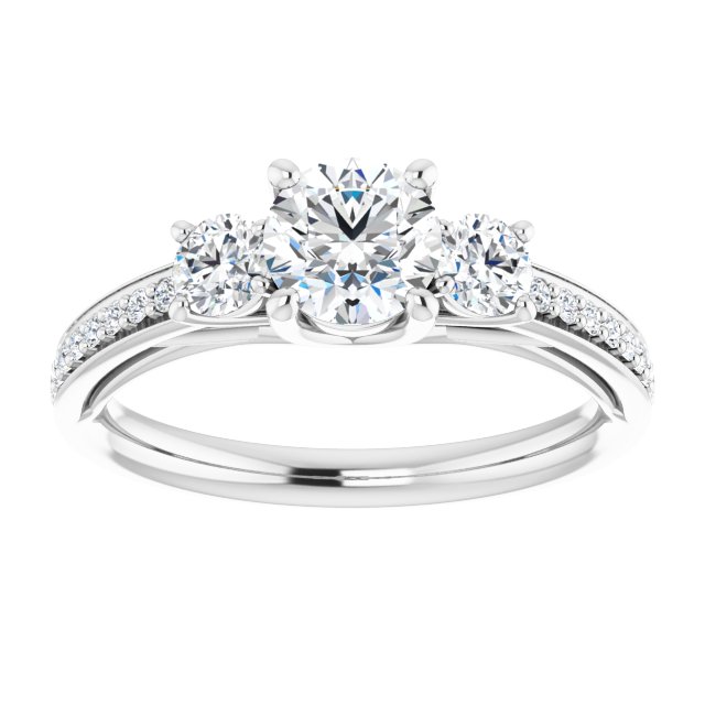 Three-Stone Engagement Ring