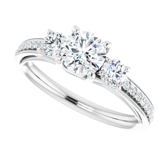 Three-Stone Engagement Ring