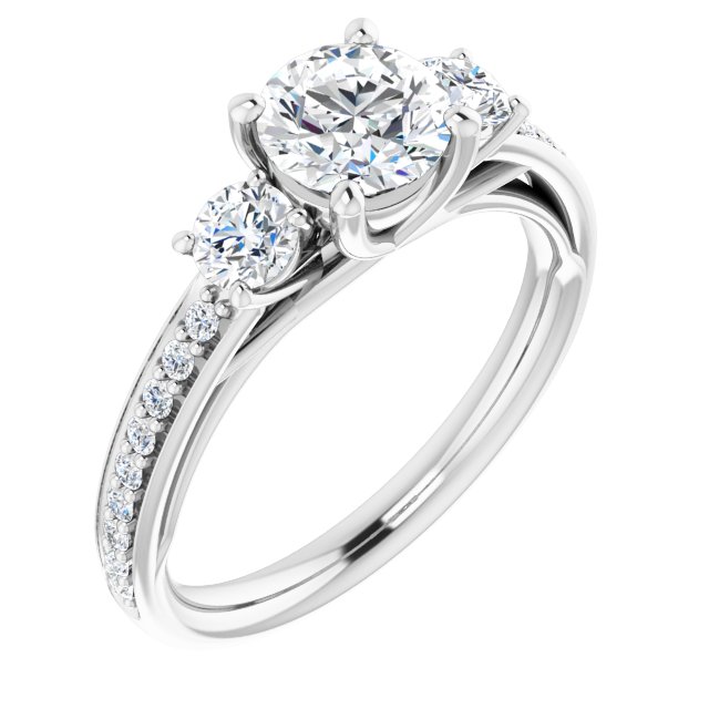 Three-Stone Engagement Ring