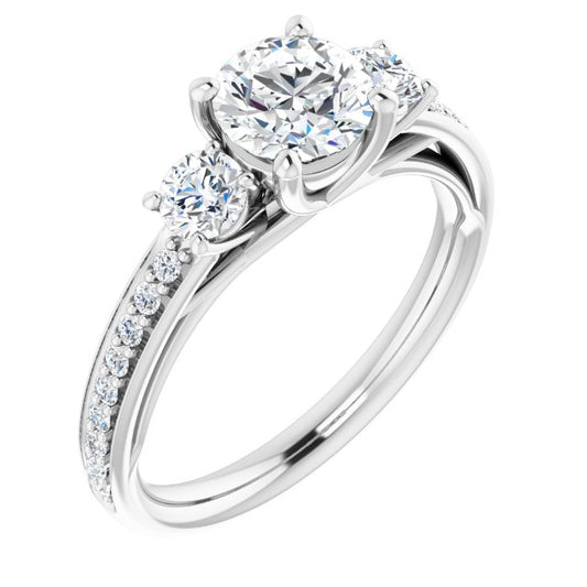 Three-Stone Engagement Ring