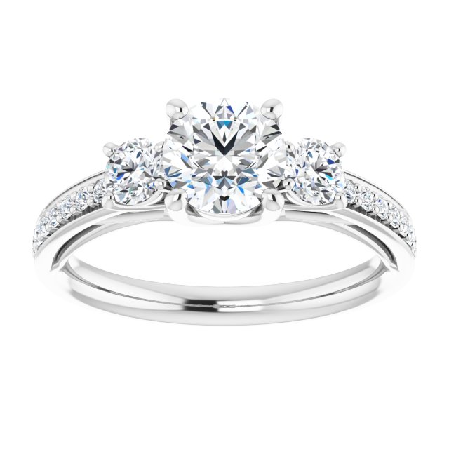Three-Stone Engagement Ring