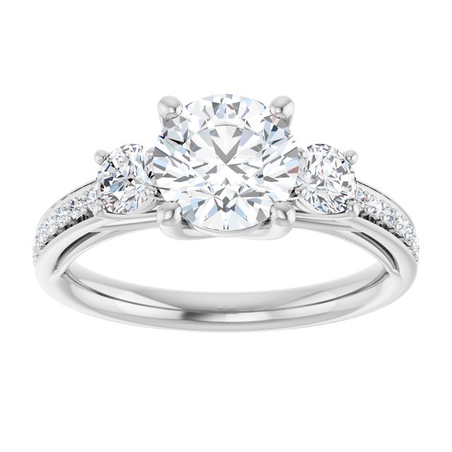 Three-Stone Engagement Ring