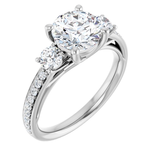 Three-Stone Engagement Ring