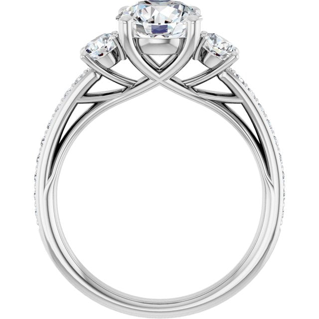 Three-Stone Engagement Ring