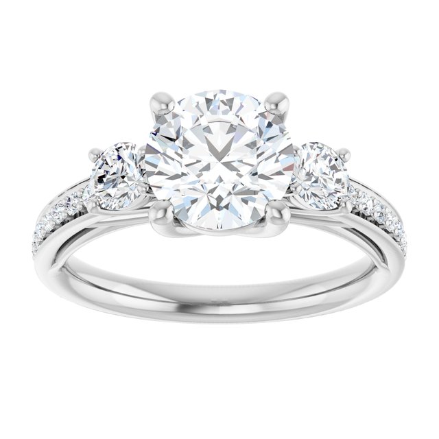 Three-Stone Engagement Ring
