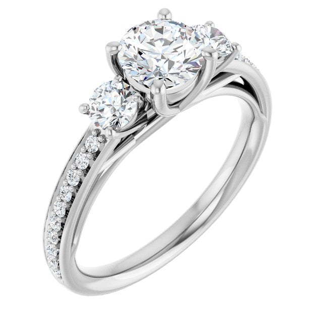 Three-Stone Engagement Ring