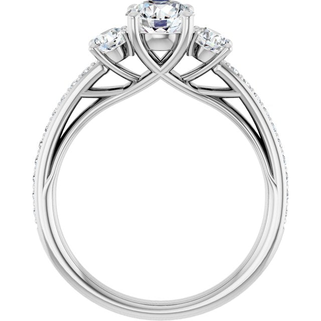 Three-Stone Engagement Ring