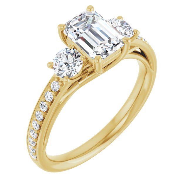 Three-Stone Engagement Ring