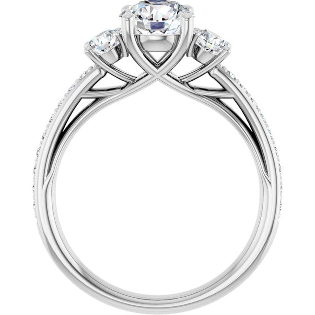 Three-Stone Engagement Ring