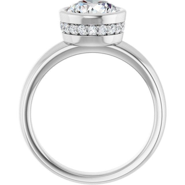Bezel-Set Engagement Ring