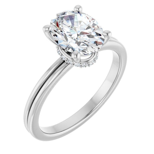 Accented Engagement Ring