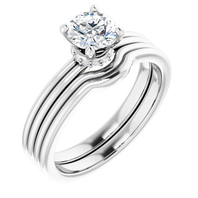 Accented Engagement Ring
