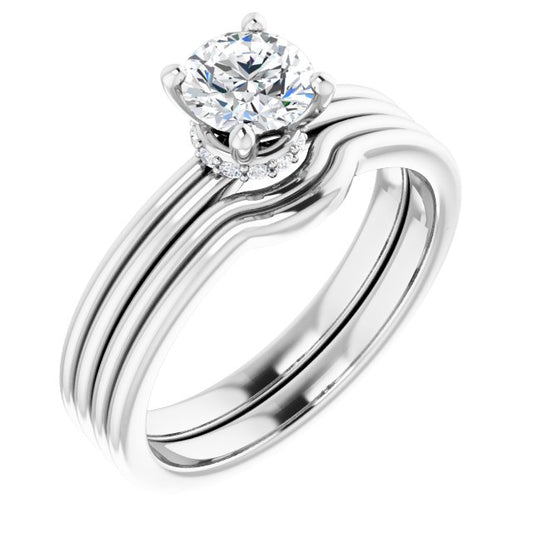 Accented Engagement Ring
